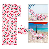 Maxbell Beach Chair Cover Soft Practical Lounge Chair Cover for Travel Summer Garden pink