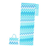 Maxbell Beach Chair Cover Soft Practical Lounge Chair Cover for Travel Summer Garden blue