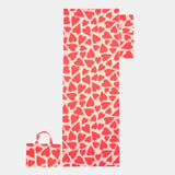 Maxbell Beach Chair Cover Soft Practical Lounge Chair Cover for Travel Summer Garden red