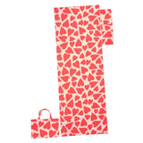 Maxbell Beach Chair Cover Soft Practical Lounge Chair Cover for Travel Summer Garden red