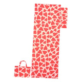 Maxbell Beach Chair Cover Soft Practical Lounge Chair Cover for Travel Summer Garden red