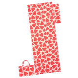 Maxbell Beach Chair Cover Soft Practical Lounge Chair Cover for Travel Summer Garden red