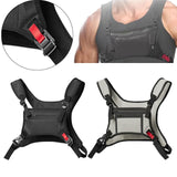 Maxbell Chest Rig Bag Holder Streetwear Utility Front Pack for Cycling Picnic Hiking black