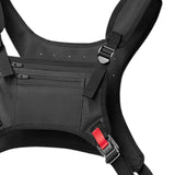 Maxbell Chest Rig Bag Holder Streetwear Utility Front Pack for Cycling Picnic Hiking black