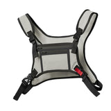 Maxbell Chest Rig Bag Holder Streetwear Utility Front Pack for Cycling Picnic Hiking gray
