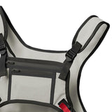 Maxbell Chest Rig Bag Holder Streetwear Utility Front Pack for Cycling Picnic Hiking gray