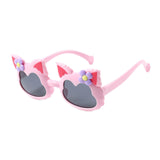 Maxbell Girls Sunglasses Portable Sun Protection Glasses for Outdoor Travelling Pool