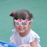 Maxbell Girls Sunglasses Portable Sun Protection Glasses for Outdoor Travelling Pool