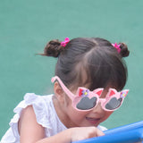 Maxbell Girls Sunglasses Portable Sun Protection Glasses for Outdoor Travelling Pool