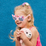 Maxbell Girls Sunglasses Portable Sun Protection Glasses for Outdoor Travelling Pool