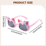 Maxbell Girls Sunglasses Portable Sun Protection Glasses for Outdoor Travelling Pool