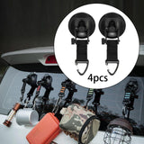 Maxbell 4x Shower Hooks Suction Tie Down Suction Cup for SUV Outdoor Activities Boat