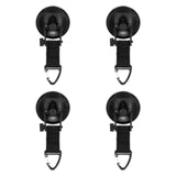 Maxbell 4x Shower Hooks Suction Tie Down Suction Cup for SUV Outdoor Activities Boat