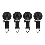 Maxbell 4x Shower Hooks Suction Tie Down Suction Cup for SUV Outdoor Activities Boat
