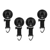 Maxbell 4x Shower Hooks Suction Tie Down Suction Cup for SUV Outdoor Activities Boat