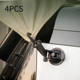 Maxbell 4x Shower Hooks Suction Tie Down Suction Cup for SUV Outdoor Activities Boat