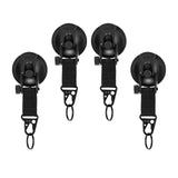 Maxbell 4Pcs Vacuum Suction Cup Hooks Supplies for  Car Camping Outdoor Activities