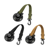 Maxbell Adjustable RV Door Retainer Strap Accessory Lightweight Silicone Suction Cup Black