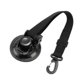 Maxbell Adjustable RV Door Retainer Strap Accessory Lightweight Silicone Suction Cup Black