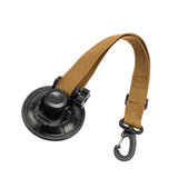 Maxbell Adjustable RV Door Retainer Strap Accessory Lightweight Silicone Suction Cup Khaki