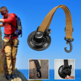 Maxbell Adjustable RV Door Retainer Strap Accessory Lightweight Silicone Suction Cup Khaki