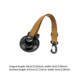 Maxbell Adjustable RV Door Retainer Strap Accessory Lightweight Silicone Suction Cup Khaki