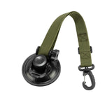 Maxbell Adjustable RV Door Retainer Strap Accessory Lightweight Silicone Suction Cup Green