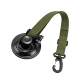 Maxbell Adjustable RV Door Retainer Strap Accessory Lightweight Silicone Suction Cup Green