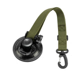 Maxbell Adjustable RV Door Retainer Strap Accessory Lightweight Silicone Suction Cup Green