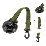 Maxbell Adjustable RV Door Retainer Strap Accessory Lightweight Silicone Suction Cup Green