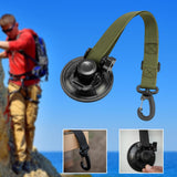 Maxbell Adjustable RV Door Retainer Strap Accessory Lightweight Silicone Suction Cup Green