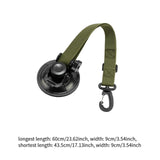 Maxbell Adjustable RV Door Retainer Strap Accessory Lightweight Silicone Suction Cup Green