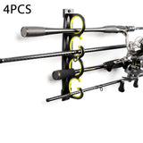 Maxbell Fishing Rod Holder for Garage Equipment Horizontal Soft Fishing Pole Holders