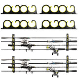 Maxbell Fishing Rod Holder for Garage Equipment Horizontal Soft Fishing Pole Holders