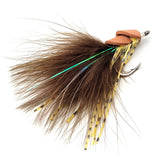 Maxbell 4Pcs Fly Fishing Lures Angler Fly Fishing Hooks for Bass Accessories Outdoor