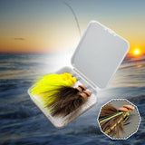 Maxbell 4Pcs Fly Fishing Lures Angler Fly Fishing Hooks for Bass Accessories Outdoor