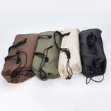 Maxbell Floor Seat with Backrest Lounger Yard Adults Foldable Beach Chair Lounge Mat Dark Green