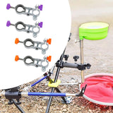 Maxbell 2 Pieces Fishing Chair Umbrella Holder Accessory Umbrella Clamp Stand Holder Purple