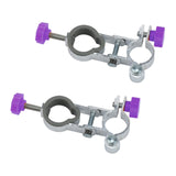 Maxbell 2 Pieces Fishing Chair Umbrella Holder Accessory Umbrella Clamp Stand Holder Purple