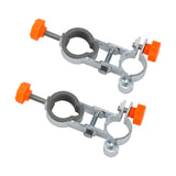 Maxbell 2 Pieces Fishing Chair Umbrella Holder Accessory Umbrella Clamp Stand Holder Orange