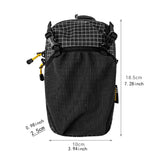 Maxbell Mobile Phone Bag Versatile Waist Pack for Outdoor Sports Backpacking Jogging black