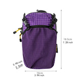 Maxbell Mobile Phone Bag Versatile Waist Pack for Outdoor Sports Backpacking Jogging violet