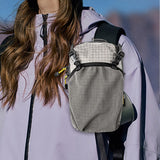 Maxbell Mobile Phone Bag Versatile Waist Pack for Outdoor Sports Backpacking Jogging gray