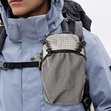 Maxbell Mobile Phone Bag Versatile Waist Pack for Outdoor Sports Backpacking Jogging gray