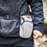 Maxbell Mobile Phone Bag Versatile Waist Pack for Outdoor Sports Backpacking Jogging gray