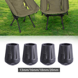 Maxbell 4 Pieces Chair Foot Covers Chair Leg Protector Pads for Garden Patio Outdoor Inner Dia 1.3 cm