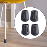 Maxbell 4 Pieces Chair Foot Covers Chair Leg Protector Pads for Garden Patio Outdoor Inner Dia 1.6 cm