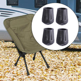 Maxbell 4 Pieces Chair Foot Covers Chair Leg Protector Pads for Garden Patio Outdoor Inner Dia 1.6 cm