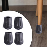 Maxbell 4 Pieces Chair Foot Covers Chair Leg Protector Pads for Garden Patio Outdoor Inner Dia 1.6 cm