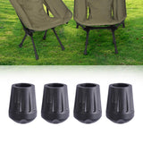Maxbell 4 Pieces Chair Foot Covers Chair Leg Protector Pads for Garden Patio Outdoor Inner Dia 1.8 cm